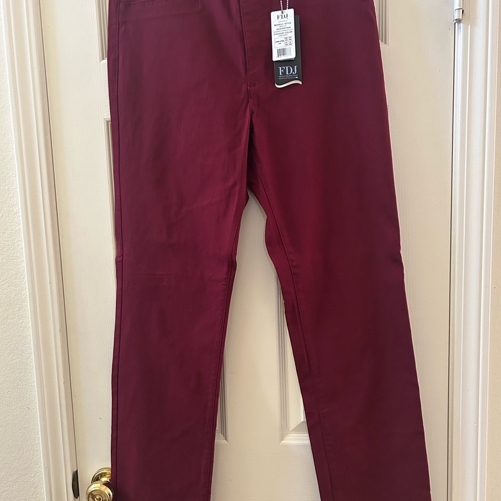 French Dressing Jeans Burgundy